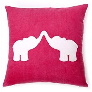 Kate Quinn Organics Nursery Elephant Throw Pillow
